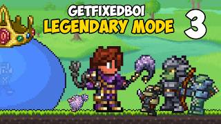 Terraria LEGENDARY MODE but its GETFIXEDBOI 3 [upl. by Odnanref152]