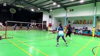 inhouse Mixnuts AbbyElvie vs Moniqueindah 251024badmintonsajeddah [upl. by Llorrac]