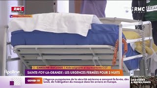 Gironde  les urgences de SainteFoylaGrande fermées pour trois nuits [upl. by Ilbert]