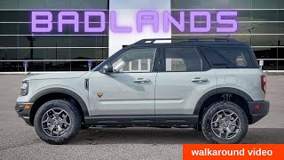 2023 Bronco Sport Badlands walkaround video D003 [upl. by Kiona]