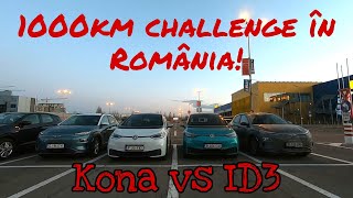 1000km challenge în România Kona vs ID3 RO1000Challenge [upl. by Arelus]