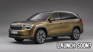 New Gen Skoda Kodiaq India Launch Date Confirmed  Debut Soon  20 TSI Petrol [upl. by Chemar609]