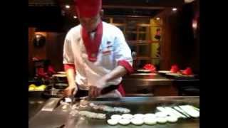 Hibachi show live cooking  teppanyaki [upl. by Cacie]