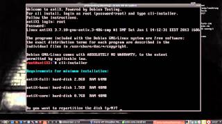 Antix Core  Custom Install Part I  Installing AntiX Core [upl. by Kwan872]