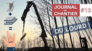 POUTRELLES HOURDIS FERRAILLAGE et BETONNAGE DALLE   EP12 [upl. by Ritch387]