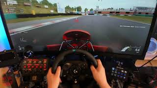 Logitech G923 test in KartKraft [upl. by Salisbarry790]