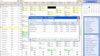 Highlighters and Shift Availability in Visual Staff Scheduler Employee Scheduling Software [upl. by Sinnod63]