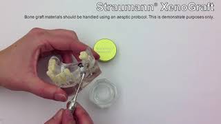 Straumann Xenograft Handling Demo [upl. by Aicilak]