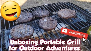 Item Review Unboxing Expert GRILL Portable Gas Grill WalMart Product [upl. by Aicenev]