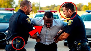 Racist Cops Arrest Black Airline Pilot What Happens Next Shocks the Entire Station… [upl. by Novahc]