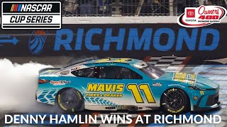 Denny Hamlin Wins At Richmond [upl. by Eseenaj]