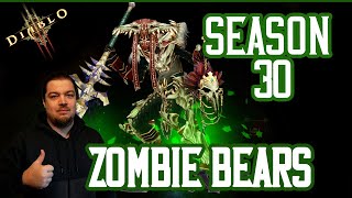 Diablo 3  Season 30  ZombieBären Hexendoktor [upl. by Dorweiler564]