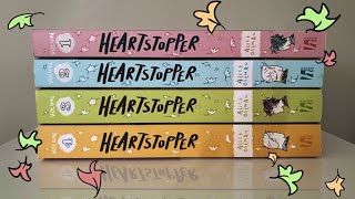 ASMR  Reading every volume of Heartstopper [upl. by Ayeka]