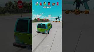 Help Me Get My Crush Attention In A Car Jump Challenge 🚗🏝️ shorts beamngdrive [upl. by Edmead]