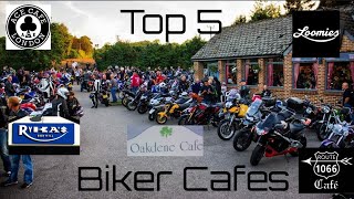 Top 5 Bikers Cafés in the South of England [upl. by Atilem]