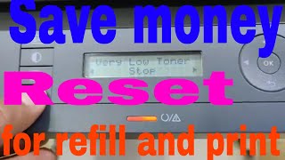 How to Reset toner cartridge very low Stop print copy HP Laser MFP 135 137 138 133 Save money by [upl. by Whitson]