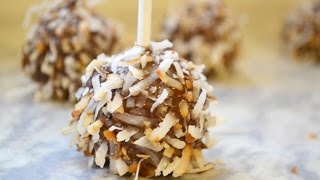 German Chocolate Cake Pops Tutorial [upl. by Dajma177]