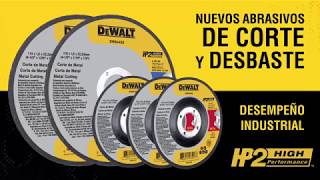 DEWALT discos de corte y desbaste de metal HP2 [upl. by Hillinck886]