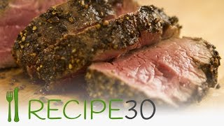 The ultimate PEPPER STEAK  STEAK AU POIVRE recipe by wwwrecipe30com [upl. by Eisset123]