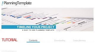 Project Timeline template in Excel [upl. by Nileak929]