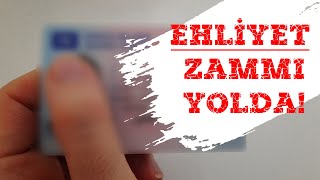 EHLİYET ALMAK ZAMLARLA DAHA DA ZORLAŞACAK ehliyet sürücü trafik [upl. by Dajma]