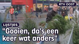 Creatief met kerstbomen 5 keer kerstbomen maar dan net anders  RTV Oost [upl. by Eiramlatsyrc]