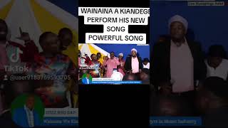 Wainaina wa Kiandege performing his new song along with Muigai wa Njoroge  kikuyunationtvkururiatv [upl. by Ynar]