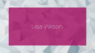 Lisa Wilson  appearance [upl. by Einohpets]