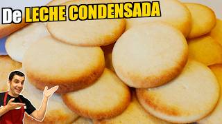 🍪 Galletitas de LECHE CONDENSADA con solo 3 INGREDIENTES Receta Fácil y Deliciosa  976 [upl. by Sredna683]