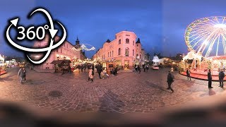 360 Grad Der Schweriner Weihnachtsmarkt [upl. by Hooper417]