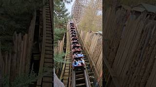 WODAN EuropaPark europapark themepark rust coaster attraction shorts [upl. by Naleek]