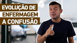 NÃO CONFUNDA EVOLUÇÃO COM AVALIAÇÃO DE ENFERMAGEM [upl. by Mikeb]