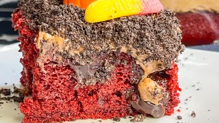 Graveyard Halloween Chocolate Poke Cake [upl. by Windsor77]