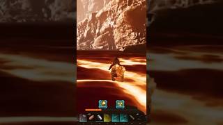 Testing our Pyromane’s lava swimming skills youtubeshorts gaming arksurvivalascended [upl. by Meurer]