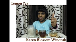 Lemon teaLemon Tea Making video by BlossomLemon TeaHow to make Lemon teaDB Creative Corner4K [upl. by Ailuig]