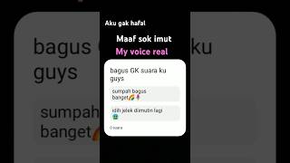 myrealvoice bagus GK guys [upl. by Eiralav]