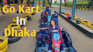 Racing track in Bangladesh  Go Kart ride at Chefs table courtside ❤️ [upl. by Sup535]