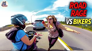 Best Of Motorcycle Road Rage Got Instant Karma  Karens Vs Bikers [upl. by Ainig516]