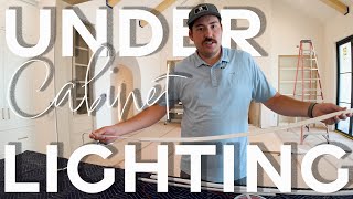 How We Do UnderCabinet LED Lighting  Citrus Point  AFT Construction [upl. by Orabelle]