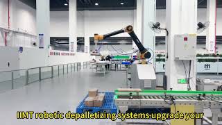 IIMT Robotic Depalletizing System with 6 Axis Cobot Arm [upl. by Nazario916]