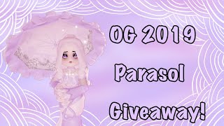 ORIGINAL 2019 PARASOL ROYALE HIGH GIVEAWAY [upl. by Sayers]