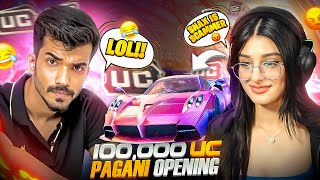 100000 UC PAGANi OPENING 😍 BGMI HIGHLIGHT ft SnaxGaming 8bitGoldygg [upl. by Klara692]