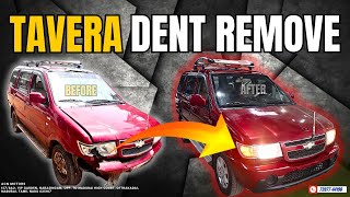 Tavera Transformation Dent Repair amp Paint at ACN Motors [upl. by Chiou]