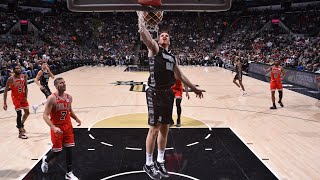 Highlights Jakob Poeltls 21 PTS 13 REB vs Chicago Bulls  202223 San Antonio Spurs Season [upl. by Cele]