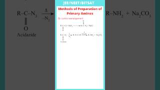 By curtivs rearrangement  preparation of primary amines  JEE  NEET  BITSAT [upl. by Lillie]