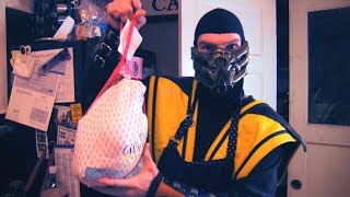 REAL MORTAL KOMBAT  Thanksgiving Special Intro White Jax  MK PARODY [upl. by Neimad]