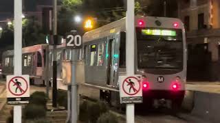 P2550 A line Blue train departs Pico Station [upl. by Rich44]