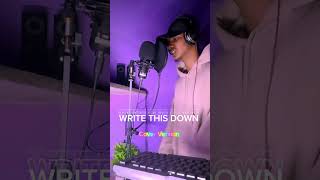 Write This Down ll FLEX llCOVER VERSION goanhiphop goanmusic rap [upl. by Enilarac743]