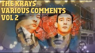 The Krays Various Comments Vol 2 Poor lipsynchronization but its the best I could do [upl. by Niveb679]