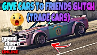 UPDATED GIVE CARS TO FRIENDS GLITCH  GTA 5 ONLINE  AFTER PATCH FACILITY METHOD 168 [upl. by Eimmit]